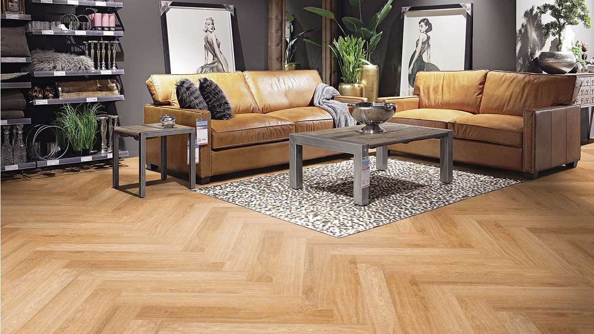 Project Floors Klebevinyl - Herringbone PW 1633/HBL (PW1633HBL)