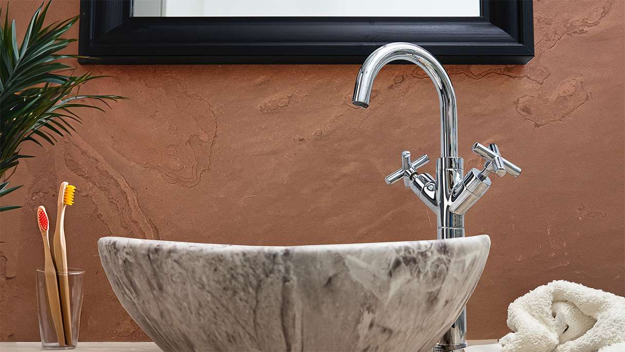 planeo EVOLITH Slate&Stone - Naturstein Wandverkleidung Ross Clay 1220 x 610 mm
