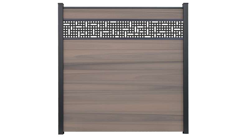 planeo Gardence Strong - BPC-Steckzaun Mesh Bi-Color co-ex 180 x 180 cm