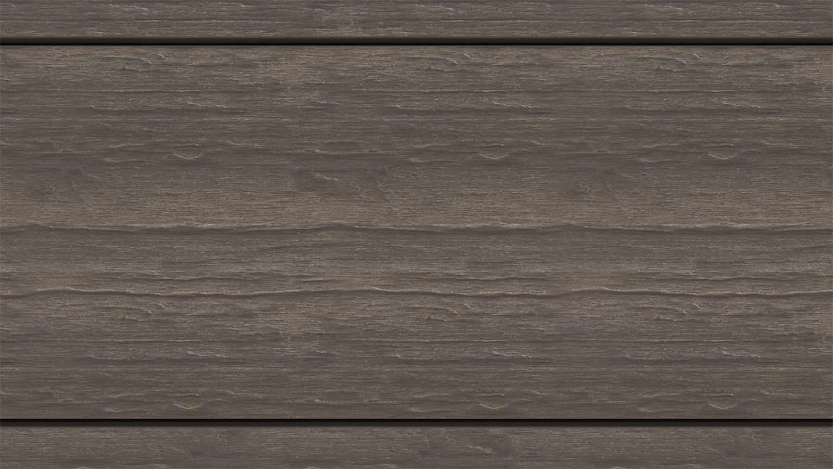 planeo MAXLine Antik - 3m WPC CoEx ummantelte XL Terrassendiele Massiv - Dunkelbraun rustikal strukturiert/glatt gebürstet