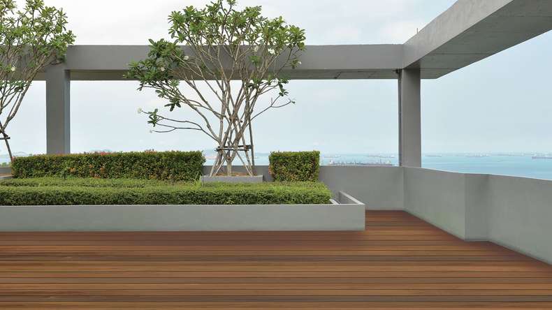 TerraWood Holzterrasse Ipé PRIME 1.83m - beidseitig glatt
