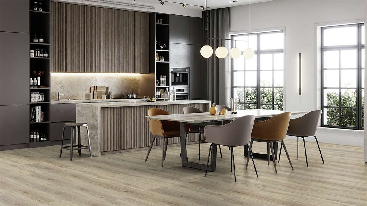 Gerflor Klick Vinyl - Virtuo 55 Rigid Acoustic Baita Blond (39091023)