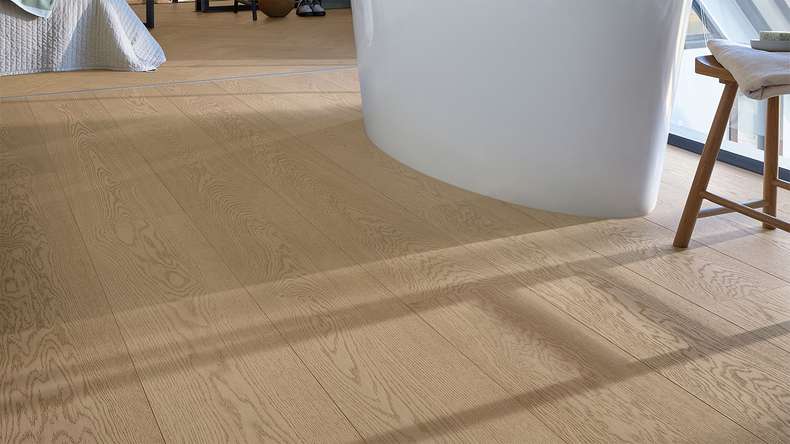 MEISTER Lindura-Holzboden HD 400 - 20224 Eiche natur sandgrau ultramattlackiert 2200 x 270 x 11 mm (500214-2200270-20224)