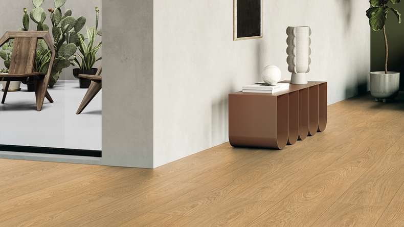 Gerflor Klebevinyl - Creation 70 Lounge Oak Golden | Synchronprägung