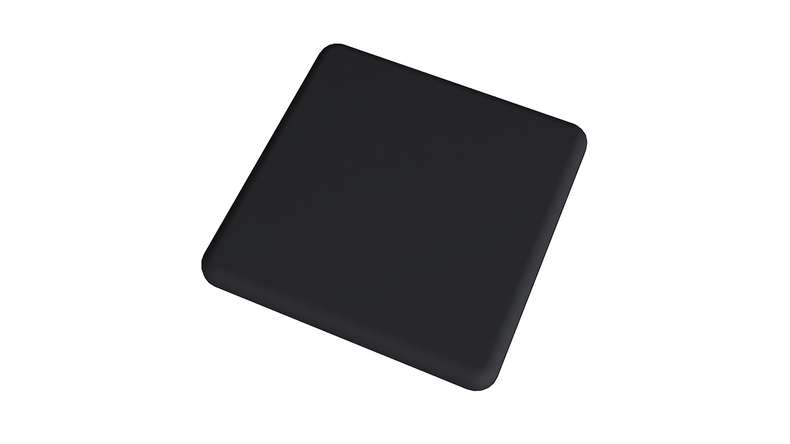 planeo Aluminium Pfostenkappe Schwarz