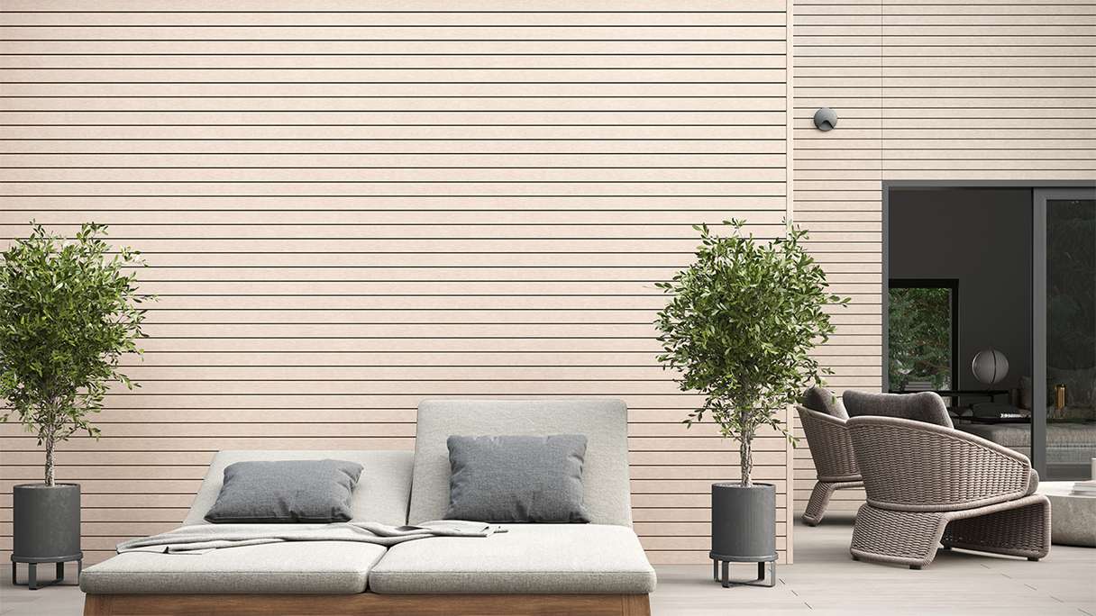 planeo Fassado - BPC Fassadenverkleidung Nature White 5m (PBF-C123)