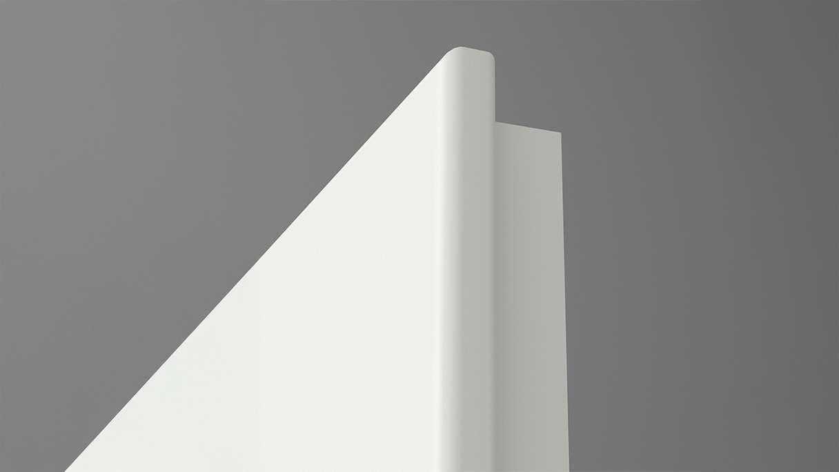 planeo Landhaus-Innentür VELA Casa 4F Weißlack 9010 Rundkante | lackiert - 1985 x 610|735|860|985 mm