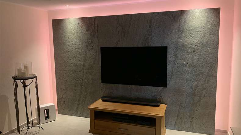 planeo EVOLITH Slate&Stone - Naturstein Wandverkleidung Urban Grey 1220 x 610 mm