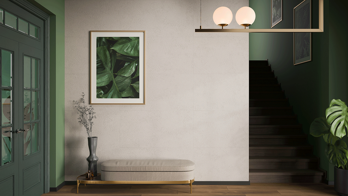 planeo Wandverkleidung SPC - CeraRock Tile Limestone XL 280 x 117,5 cm
