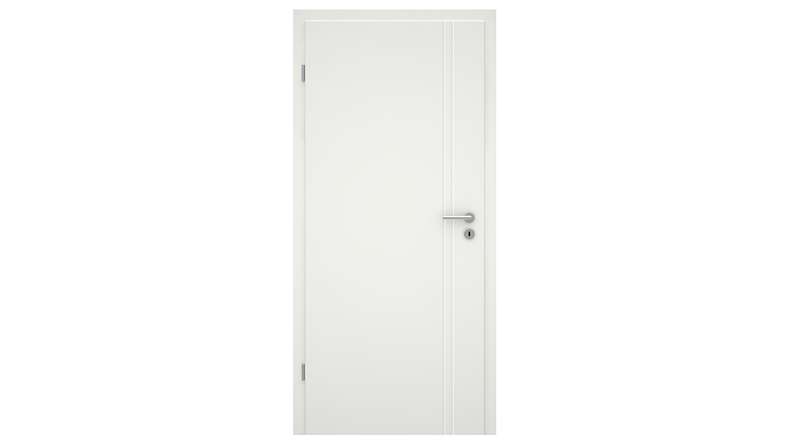 planeo Design-Innentür VELA Kado 7O Weißlack 9010 Eckkante | lackiert - 2110 x 610|735|860|985 mm