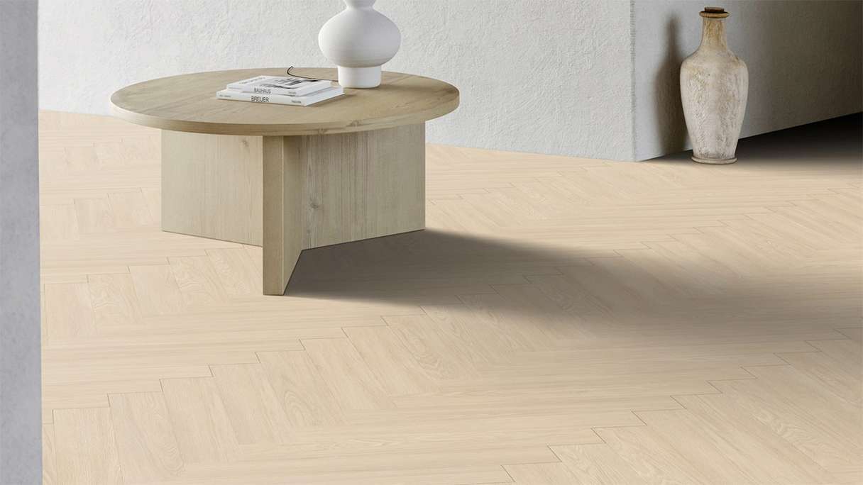 Gerflor Klebevinyl - Virtuo 55 Glue Down HB Blomma cream | Authentisches Erscheinungsbild (39201463)