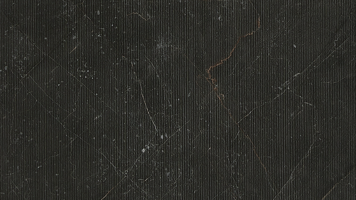 planeo Wandverkleidung SPC - CeraRock Tile Stripes Black Slate XL 280 x 117,5 cm