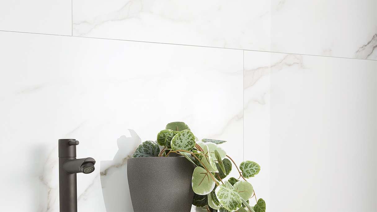 planeo StrongWall - Wandverkleidung Kunststoff Trapanesi 65 x 37,5 cm Hochglanz