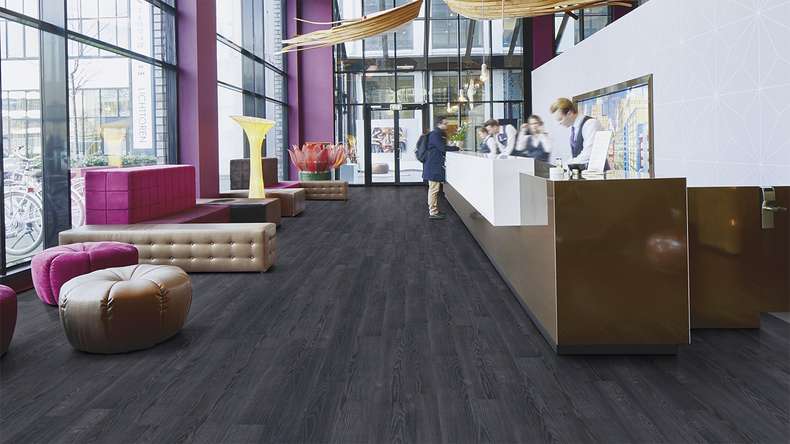 Forbo Allura Wood 55 Klebevinyl - Indigo Ash 750 x 150 mm (63666DR5)