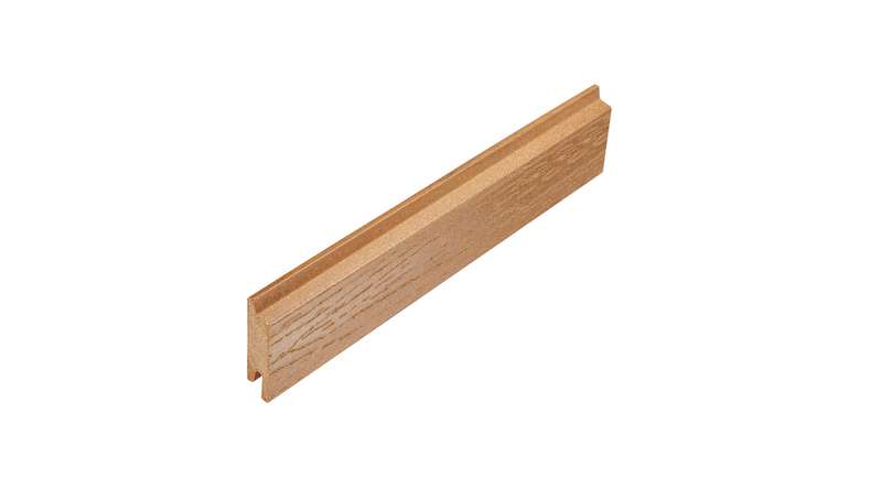 planeo Fassado - WPC Rhombusleiste Fassadenverkleidung Eichenbraun Small 6 m