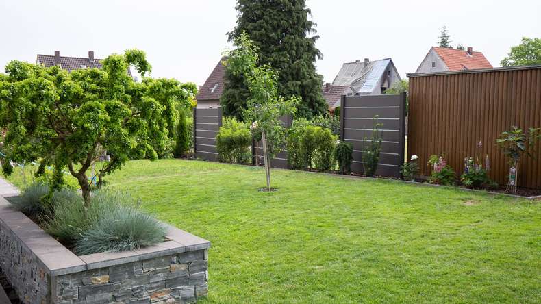 planeo Gardence Deluxe - BPC-Gartenzaun Anthrazitgrau