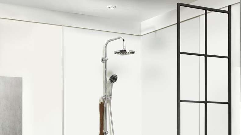 planeo StrongWall - Wandverkleidung Kunststoff White 65 x 37,5 cm