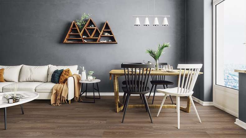 Forbo Allura Wood 40 Klebevinyl - Dark Serene Oak (63645DR4)