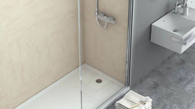 Skaben DesignWall Aqua Wandverkleidung Kunststoff - Sandstein 60 x 30 cm
