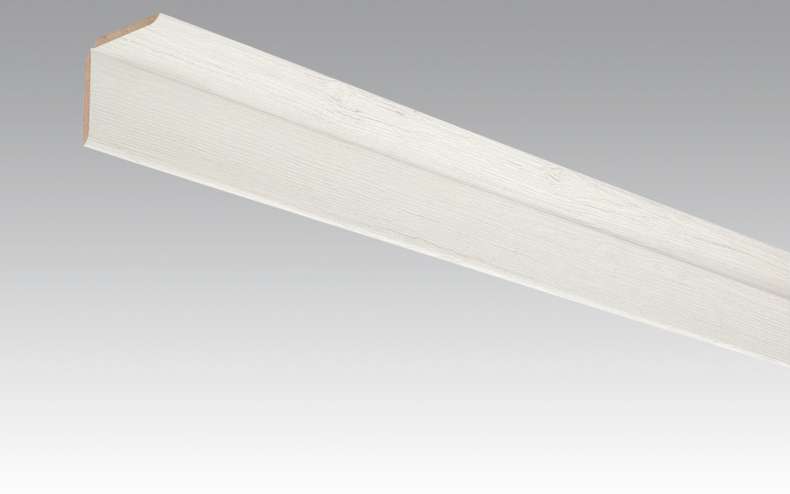 MEISTER Sockelleisten Faltenleisten Pinie arcticweiß 4099 - 2380 x 70 x 3,5 mm (200033-2380-04099 - 2602234099)