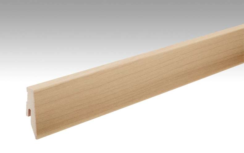 MEISTER Sockelleisten Fußleisten Ahorn 202 - 2380 x 60 x 20 mm (200005-2380-00202 - 693823202)