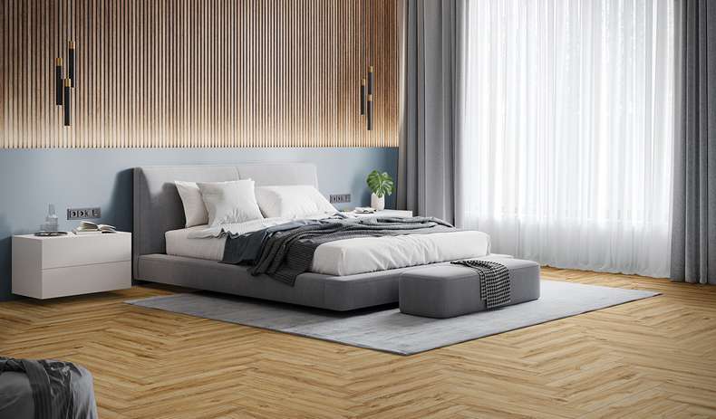 planeo Klick Vinyl - Herringbone Riley Oak | Made in Germany (100P1004HB)