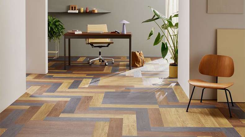 Forbo Allura Material 55 Klebevinyl - Terra Ash 750 x 150 mm (63663DR5)