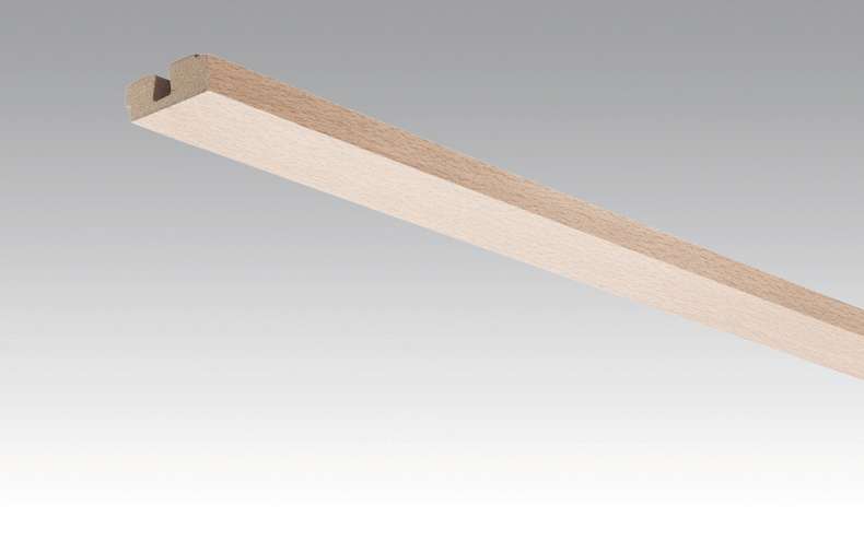 MEISTER Sockelleisten Deckenabschlussleisten Buche pure 4094 - 2380 x 40 x 15 mm (200032-2380-04094 - 2600234094)