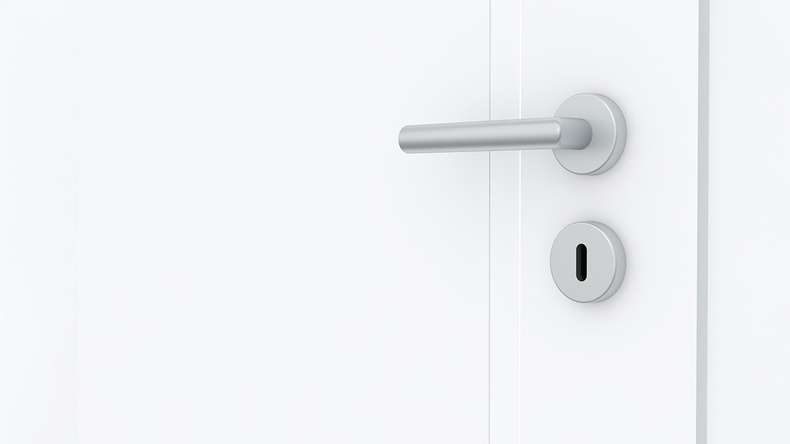 planeo Design-Innentür PUREA Essence 1 Weißlack 9003 Designkante | lackiert - 1985 x 610|735|860|985 mm