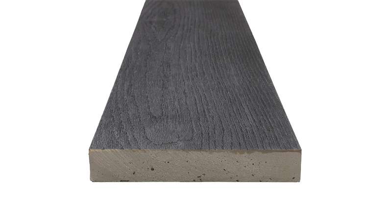 planeo Authoria PureBoard Terrassendiele Massiv - Dark Natural 3.6m strukturiert