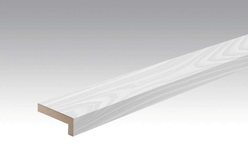 MEISTER Sockelleisten Winkelabdeckleisten Silberesche 330 - 2380 x 60 x 22 mm (200028-2380-00330 - 260523330)