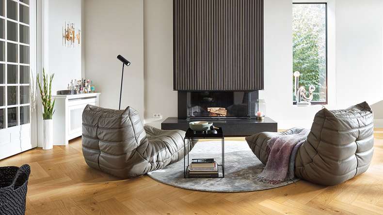 planeo Holzboden - Edelholz Herringbone Eiche Odda | Made in Germany (EDP-5298)