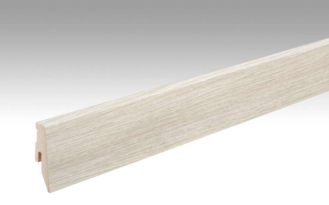 MEISTER Sockelleisten Fußleisten Gletschereiche 6838 - 2380 x 60 x 20 mm (200005-2380-06838 - 6938236838)