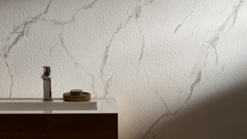 planeo Wandverkleidung SPC - CeraRock Tile Carrara Marble XL 280 x 117,5 cm