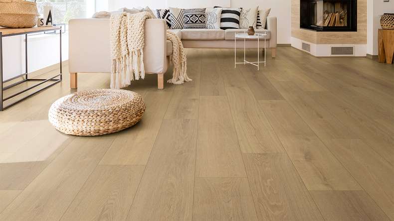 planeo Designboden - Eco P.U.R.E. XL 2m Diele Natural Oak | Trittschalldämmung integr. (KRXL-6611)