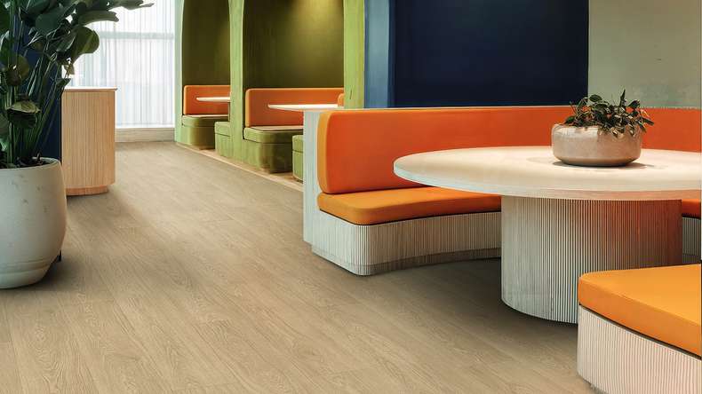 Gerflor Klick Vinyl Rigid - Creation 40 Clic EIR Lounge Oak Beige | Synchronprägung (61391272)