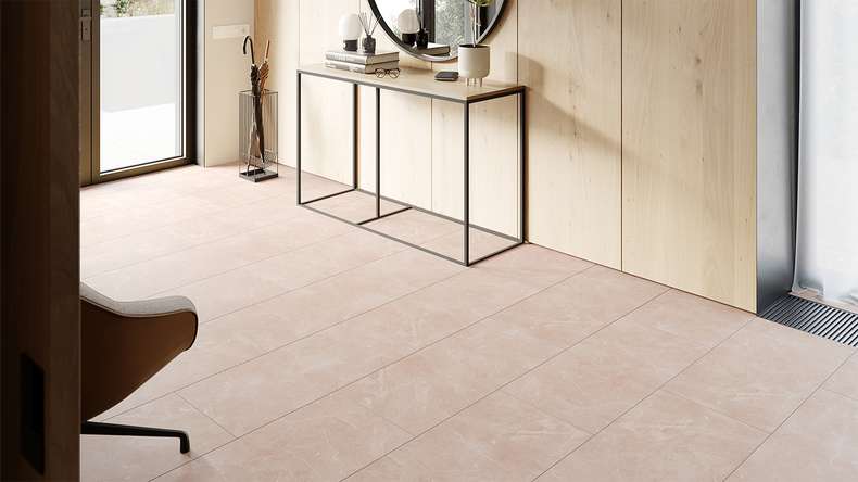 planeo Rigid Klick Vinyl - Stone Botticino light Matt | Trittschalldämmung integr. (100P2911MT)