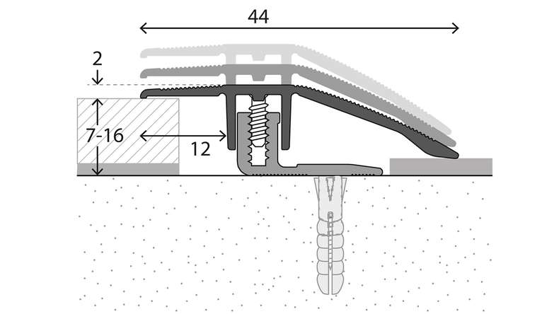 planeo Anpassungsprofil 022 - 270 cm