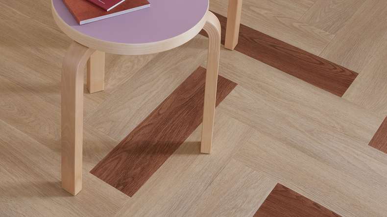 planeo Klebevinyl - SilentIQ Wood 2in1 Marvessa | Trittschalldämmung integr. (F-DW-SIQ-16035)