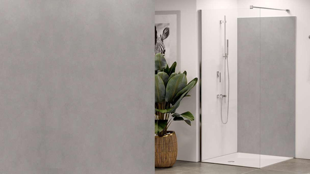 planeo Wallboard - Concrete Grey Matt - verschiedene Formate