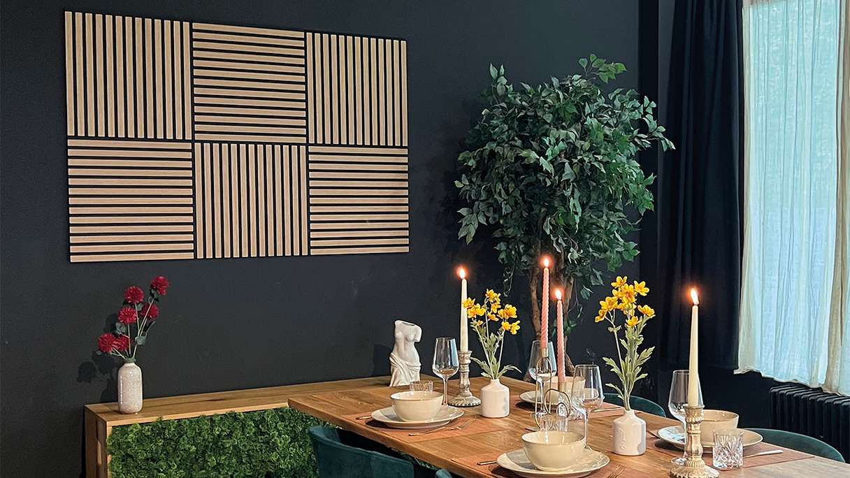 planeo Akustikpaneel - MixWall Timber Touch Althea Oak 52 x 52 cm | Echtholzfurnier (PLMW-10011A)