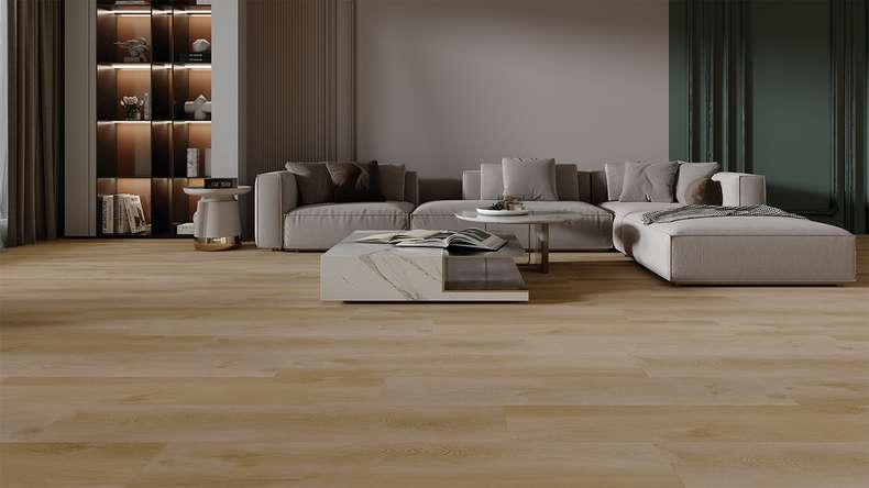 planeo Rigid Klick Vinyl - HOMEtec Pro 50 IXPE Breeze Oak | Trittschalldämmung integr. (RP-E50-4)