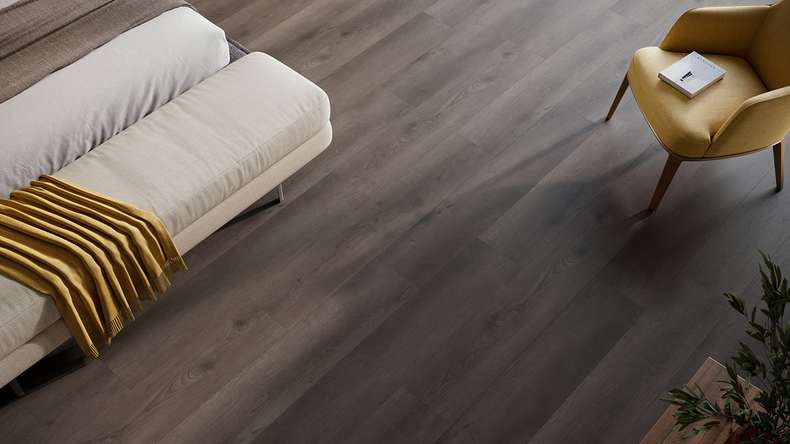 planeo Rigid Klick Vinyl - HOMEtec Pro 50 IXPE Shadow Oak | Trittschalldämmung integr. (RP-E50-7)