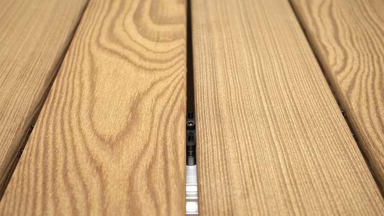 planeo Terrassenclip LIGO S/34 6mm Fuge - 80 St. Inkl. Terrassenschraube