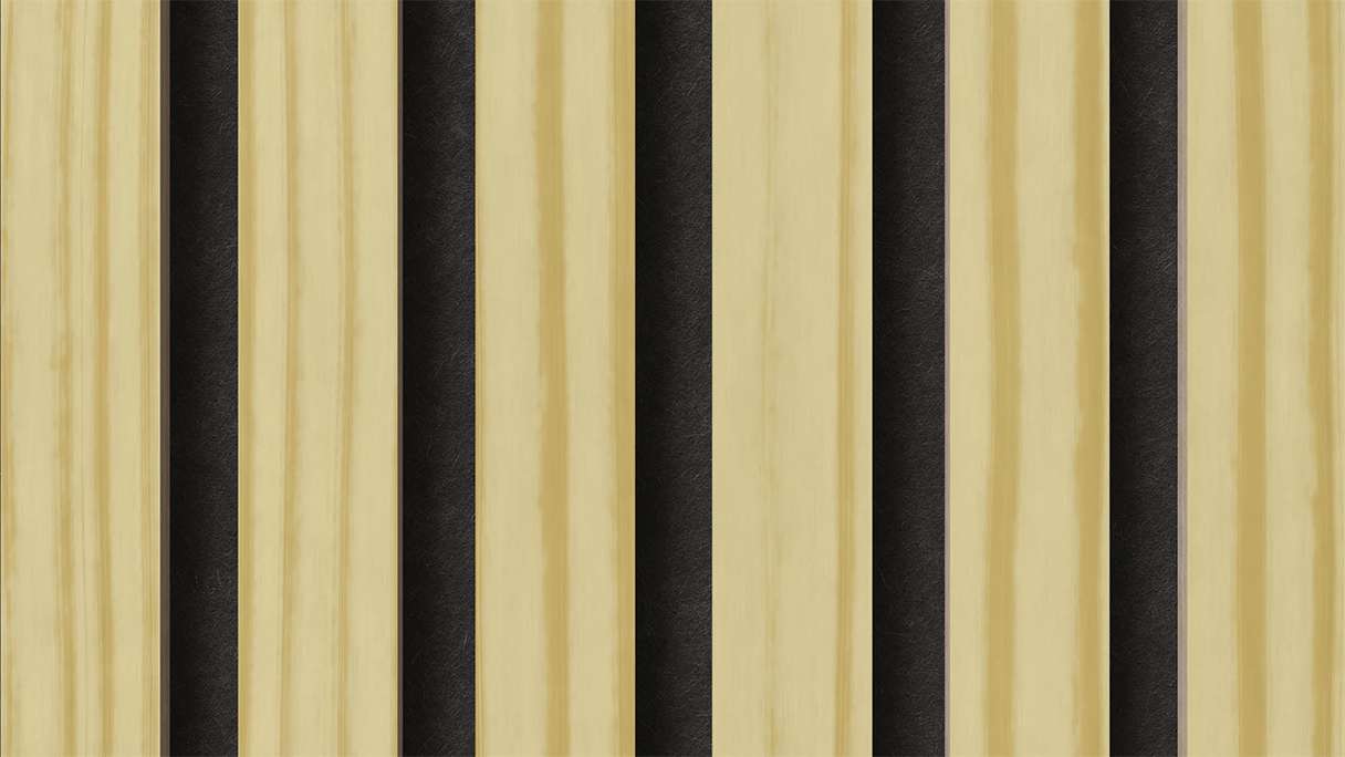 planeo Akustikpaneele - Kiefer 2480 x 600 x 21.5 mm | schwer entflammbar Brandschutz Klasse B