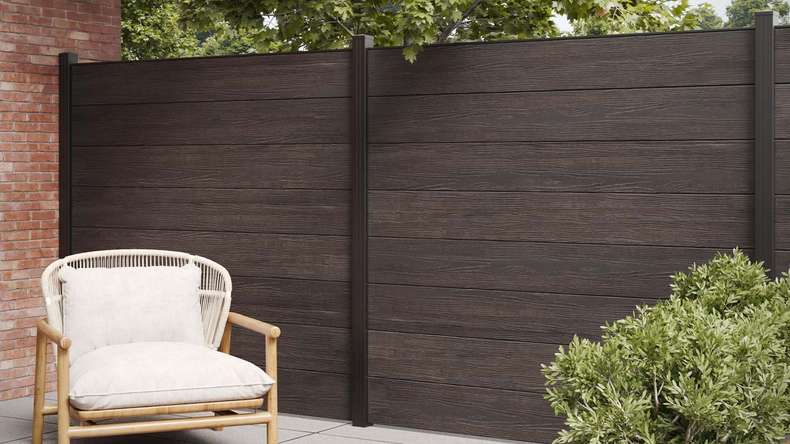 planeo AEX - Gartenzaun Palisander