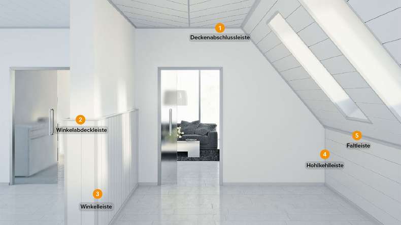 MEISTER Sockelleisten Hohlkehlleisten Buche pure 4094 - 2380 x 22 x 22 mm (200034-2380-04094 - 2604234094)