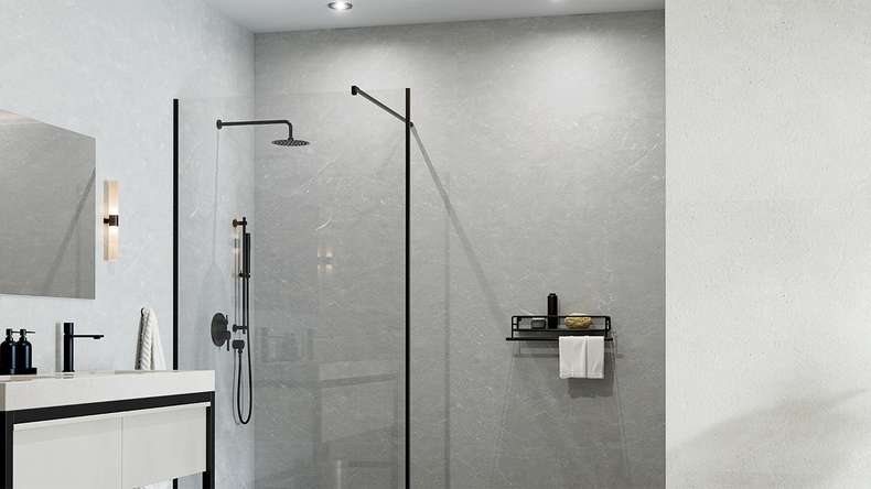 planeo Wandverkleidung SPC - CeraRock Tile Concrete Light 120 x 60 cm