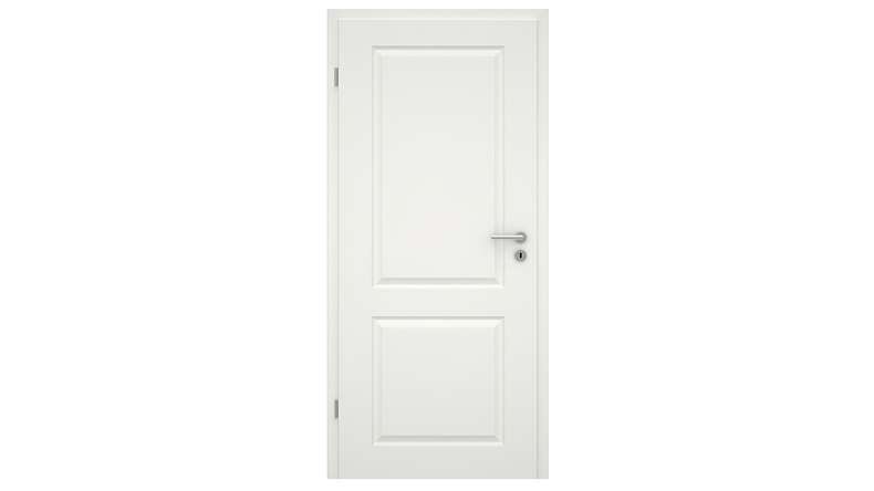 planeo Landhaus-Innentür VELA Casa 2F Weißlack 9010 Rundkante | lackiert - 2110 x 610|735|860|985 mm
