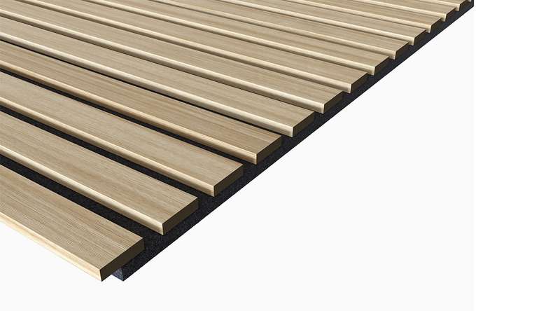 planeo Akustikpaneele - Eiche Natur - 2400 x 525 x 18mm (PU-A-012)